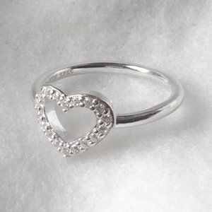 Pandora Open Heart Be My Valentine Ring 52 54 56 58 USA Size 6, 7, 7.5, 8.5